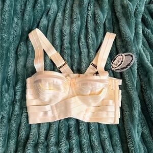 Bordelle 3 piece set - ivory classic strap